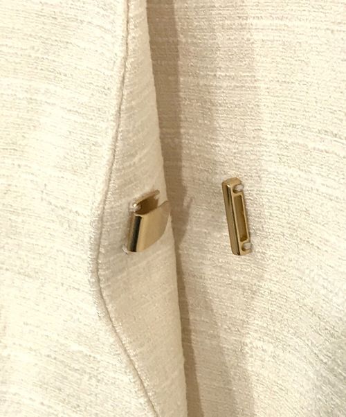 SOEJU（ソージュ）SOEJU (ソージュ) ツィーディージャカードジレ ベージュ サイズ:Mの古着・服飾アイテム