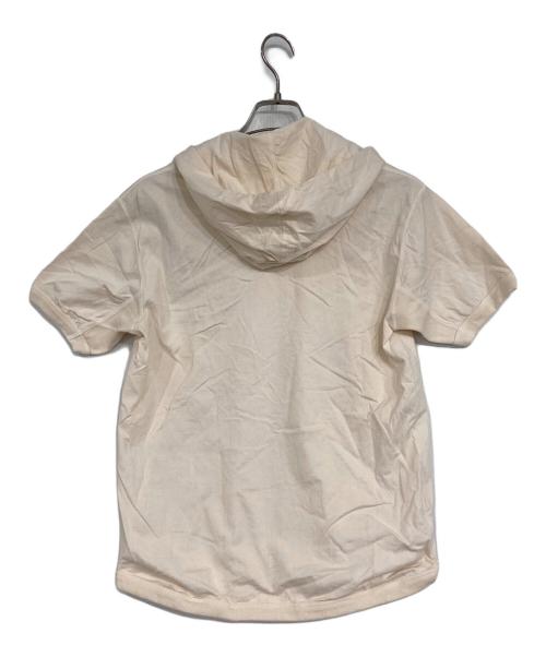 FULLCOUNT（フルカウント）FULLCOUNT (フルカウント) FLATSEAM HEAVYWEIGHT HOODIE T-SHIRT /ヘビーウエイト フード付Tシャツ ベージュ サイズ:38の古着・服飾アイテム