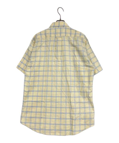 TOWN CRAFT（タウンクラフト）TOWN CRAFT (タウンクラフト) 半袖チェックシャツ イエロー サイズ:Mの古着・服飾アイテム