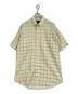 TOWN CRAFT（タウンクラフト）の古着「半袖チェックシャツ」｜イエロー