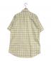 TOWN CRAFT (タウンクラフト) 半袖チェックシャツ イエロー サイズ:M：6000円