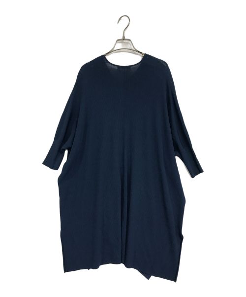 theory luxe（セオリーリュクス）theory luxe (セオリーリュクス) Vネックロングカットソー ネイビー サイズ:38の古着・服飾アイテム