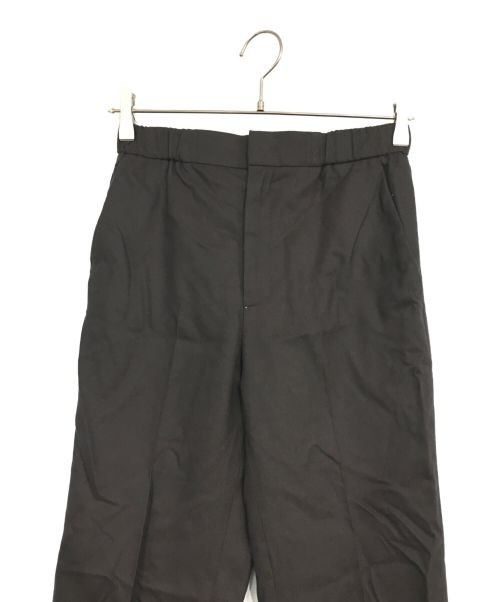 GALERIE VIE（ギャルリーヴィー）GALERIE VIE (ギャルリーヴィー) ウールストレッチ シガレットパンツ ブラウン サイズ:32の古着・服飾アイテム