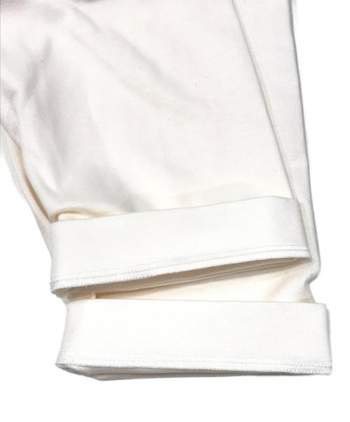 23区（ニジュウサンク）23区 (ニジュウサンク) コットンツイルジャージー フレア プルオーバー ホワイト サイズ:Mの古着・服飾アイテム