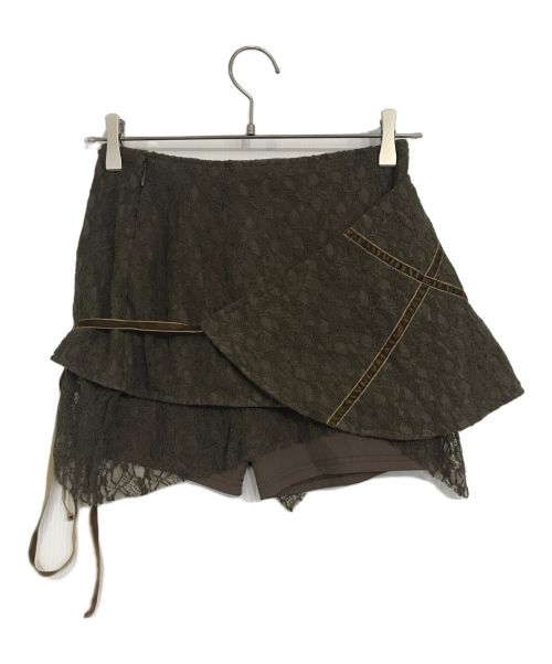 LAGUA GEM（ラグアジェム）LAGUA GEM (ラグアジェム) SAILOR JERRY (セイラージェリー) LACE バイカー ブラウン サイズ:Sの古着・服飾アイテム