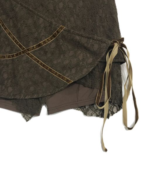 LAGUA GEM（ラグアジェム）LAGUA GEM (ラグアジェム) SAILOR JERRY (セイラージェリー) LACE バイカー ブラウン サイズ:Sの古着・服飾アイテム