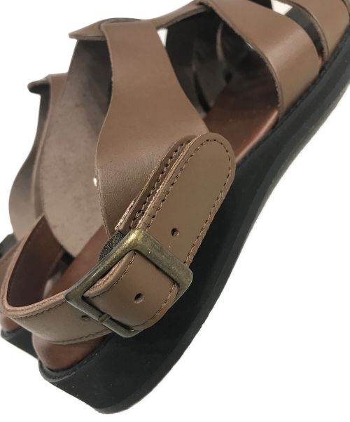 SNOBBIST（スノビスト）SNOBBIST (スノビスト) グルカサンダル ブラウン サイズ:Lの古着・服飾アイテム