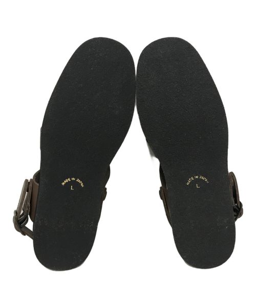 SNOBBIST（スノビスト）SNOBBIST (スノビスト) グルカサンダル ブラウン サイズ:Lの古着・服飾アイテム