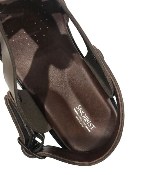 SNOBBIST（スノビスト）SNOBBIST (スノビスト) グルカサンダル ブラウン サイズ:Lの古着・服飾アイテム