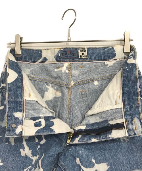 BLUE BLUE（ブルーブルー）BLUE BLUE (ブルーブルー) アカミミデニム カゴバッセンウォーンアウト スリムジーンズ インディゴ サイズ:1の古着・服飾アイテム