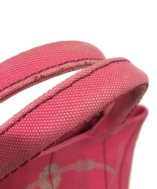 PRADA（プラダ）PRADA (プラダ) カナパ2WAYトートバッグPM ピンクの古着・服飾アイテム