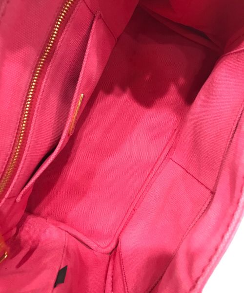 PRADA（プラダ）PRADA (プラダ) カナパ2WAYトートバッグPM ピンクの古着・服飾アイテム