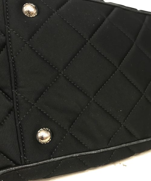 PRADA（プラダ）PRADA (プラダ) ２WAYキルティングボストンバッグ ブラックの古着・服飾アイテム