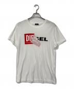 DIESELディーゼル）の古着「ロゴプリントTシャツ」｜ホワイト