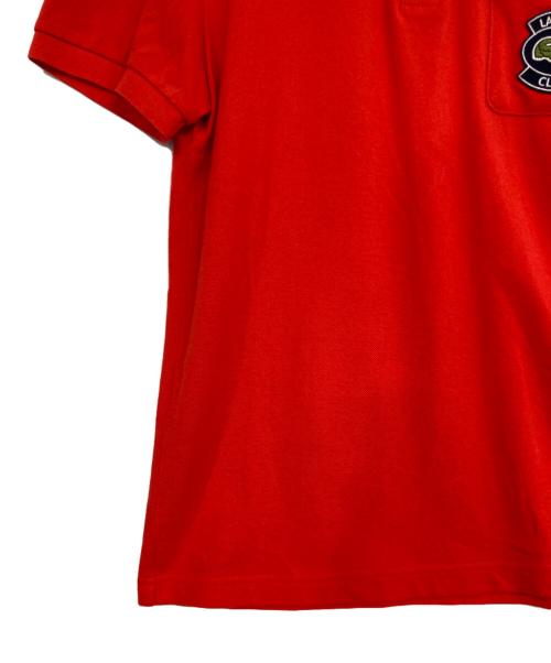 LACOSTE（ラコステ）LACOSTE (ラコステ) ポロシャツ レッド サイズ:3の古着・服飾アイテム