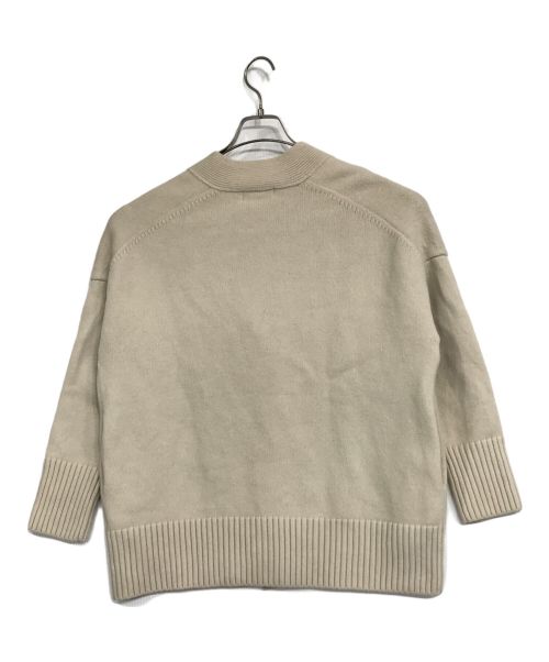 uncrave（アンクレイヴ）uncrave (アンクレイヴ) メリノウールニットカーディガン ベージュ サイズ:1の古着・服飾アイテム