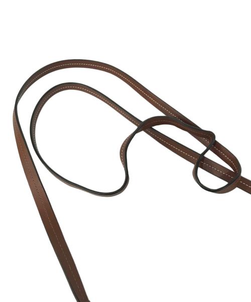 LOEWE（ロエベ）LOEWE (ロエベ) ゲートポシェット レッド×ブラウンの古着・服飾アイテム