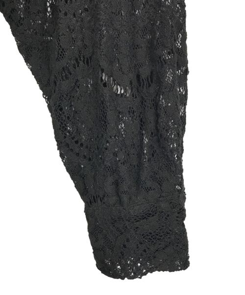 Y's（ワイズ）Y's (ワイズ) レースドッキングワンピース ブラック サイズ:SIZE 1の古着・服飾アイテム