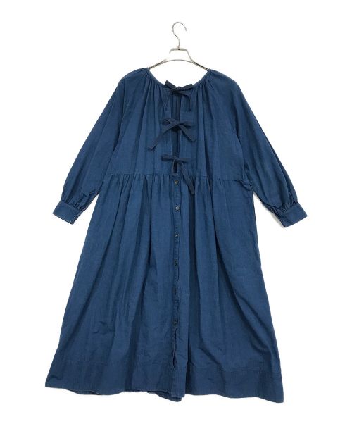 BEAMS BOY（ビームスボーイ）BEAMS BOY (ビームスボーイ) バックトゥフロントメディカルワンピース ブルー サイズ:記載なしの古着・服飾アイテム
