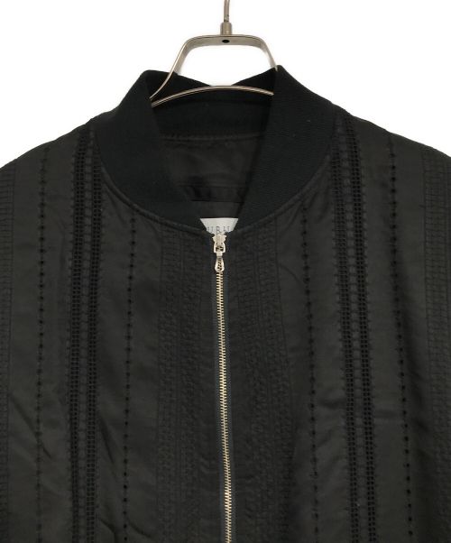 URU（ウル）URU (ウル) レースデザインキュプラブルゾン ブラック サイズ:2の古着・服飾アイテム