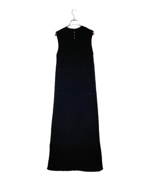 BEAUTY&YOUTH（ビューティーアンドユース）BEAUTY&YOUTH (ビューティーアンドユース) リブスリットノースリーブワンピース -ウォッシャブル- ブラック サイズ:FREEの古着・服飾アイテム