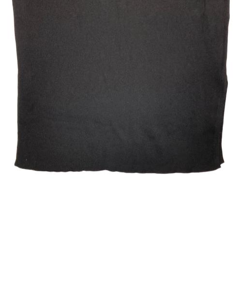 BEAUTY&YOUTH（ビューティーアンドユース）BEAUTY&YOUTH (ビューティーアンドユース) リブスリットノースリーブワンピース -ウォッシャブル- ブラック サイズ:FREEの古着・服飾アイテム