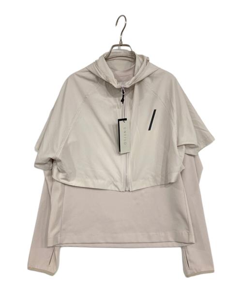 UNFILO（アンフィーロ）UNFILO (アンフィーロ) フードジャケットレイヤ-ドカットソー ベージュ サイズ:SIZE Sの古着・服飾アイテム