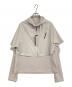 UNFILO（アンフィーロ）の古着「フードジャケットレイヤ-ドカットソー」｜ベージュ