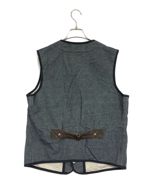 BONCOURA（ボンクラ）BONCOURA (ボンクラ) パイピングベスト ネイビー サイズ:40の古着・服飾アイテム