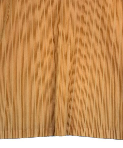 PLEATS PLEASE（プリーツプリーズ）PLEATS PLEASE (プリーツプリーズ) プリーツカットソー オレンジ サイズ:3の古着・服飾アイテム