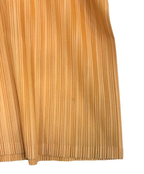 PLEATS PLEASE（プリーツプリーズ）PLEATS PLEASE (プリーツプリーズ) プリーツカットソー オレンジ サイズ:3の古着・服飾アイテム