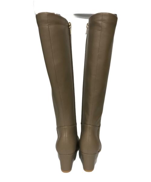 green label relaxing（グリーンレーベルリラクシング）green label relaxing (グリーンレーベルリラクシング) ロングブーツ ベージュ サイズ:Sの古着・服飾アイテム