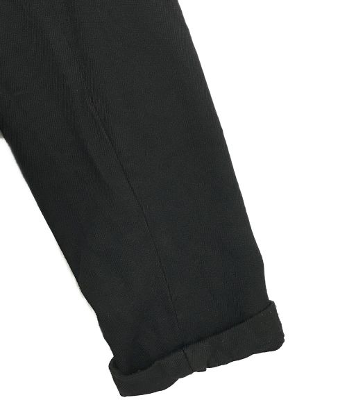 ROBE DE CHAMBRE COMME DES GARCONS（ローブドシャンブル コムデギャルソン）ROBE DE CHAMBRE COMME DES GARCONS (ローブドシャンブル コムデギャルソン) 縮絨ジップアップジャケット ブラック サイズ:Lの古着・服飾アイテム