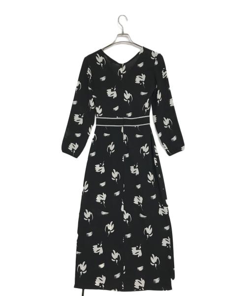 ARMANI EXCHANGE（アルマーニ エクスチェンジ）ARMANI EXCHANGE (アルマーニ エクスチェンジ) ブラウスワンピース ブラック サイズ:2の古着・服飾アイテム