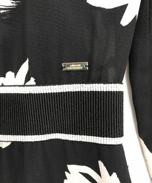 ARMANI EXCHANGE（アルマーニ エクスチェンジ）ARMANI EXCHANGE (アルマーニ エクスチェンジ) ブラウスワンピース ブラック サイズ:2の古着・服飾アイテム