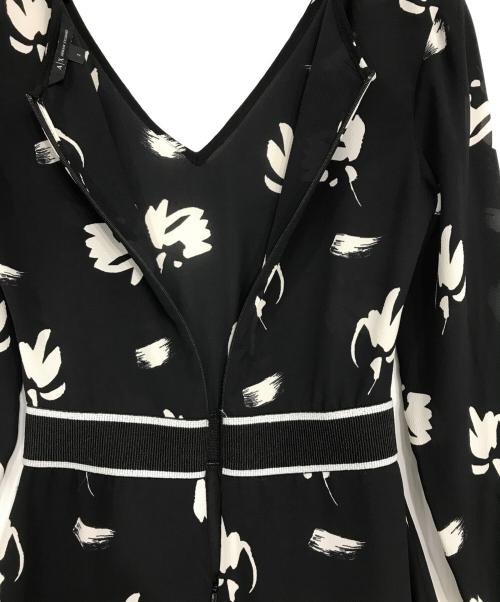 ARMANI EXCHANGE（アルマーニ エクスチェンジ）ARMANI EXCHANGE (アルマーニ エクスチェンジ) ブラウスワンピース ブラック サイズ:2の古着・服飾アイテム