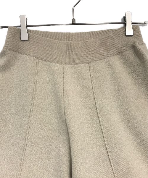 Drawing Numbers（ドローイングナンバーズ）Drawing Numbers (ドローイングナンバーズ) ニットセンターピンタックワイドパンツ ベージュ サイズ:38の古着・服飾アイテム