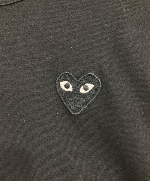 PLAY COMME des GARCONS（プレイコムデギャルソン）PLAY COMME des GARCONS (プレイ コムデギャルソン) ハートワッペンTシャツ ブラック サイズ:SIZE Lの古着・服飾アイテム