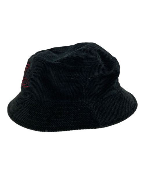 Vivienne Westwood（ヴィヴィアンウエストウッド）Vivienne Westwood (ヴィヴィアンウエストウッド) コーデュロイバケットハット ブラックの古着・服飾アイテム