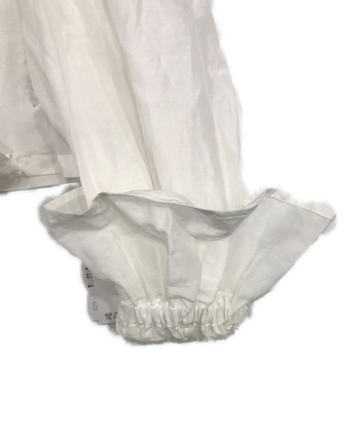 GALLARDA GALANTE（ガリャルダガランテ）GALLARDA GALANTE (ガリャルダガランテ) コットンシルク2WAYブラウス ホワイト サイズ:FREEの古着・服飾アイテム