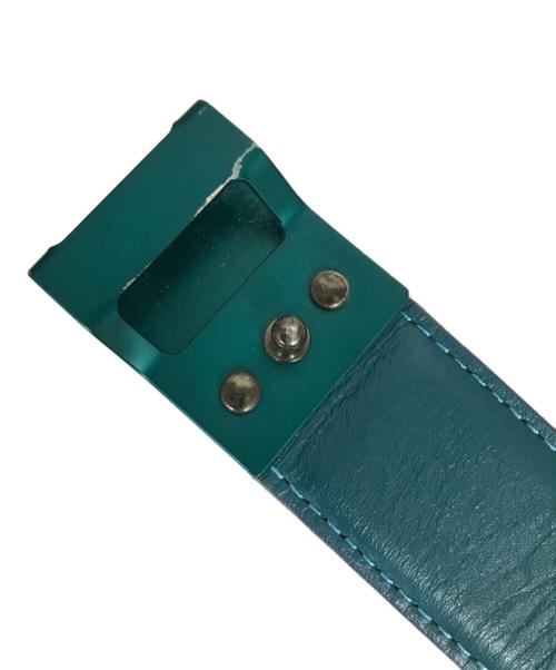 ISSEY MIYAKE（イッセイミヤケ）ISSEY MIYAKE (イッセイミヤケ) ベルト ブルーの古着・服飾アイテム