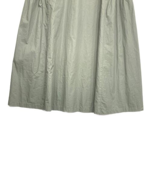 NOLLEY'S（ノーリーズ）NOLLEY'S (ノーリース) タイプライター・ギャザーキャミワンピース グレー サイズ:SIZE FREEの古着・服飾アイテム