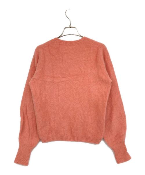 NOLLEY'S（ノーリーズ）NOLLEY'S (ノーリース) へアリークルーネックプルオーバーニット ピンク サイズ:SIZE 38の古着・服飾アイテム