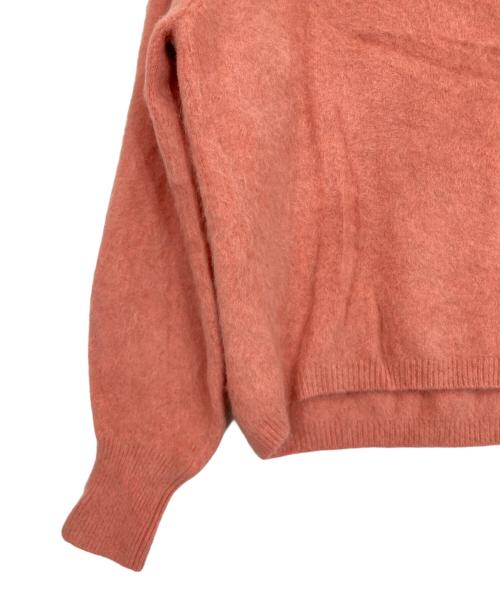 NOLLEY'S（ノーリーズ）NOLLEY'S (ノーリース) へアリークルーネックプルオーバーニット ピンク サイズ:SIZE 38の古着・服飾アイテム