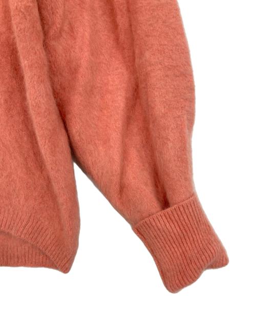 NOLLEY'S（ノーリーズ）NOLLEY'S (ノーリース) へアリークルーネックプルオーバーニット ピンク サイズ:SIZE 38の古着・服飾アイテム