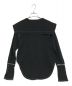 MAISON SPECIAL (メゾンスペシャル) ビッグ襟 ロングTシャツ ブラック サイズ:F：3000円