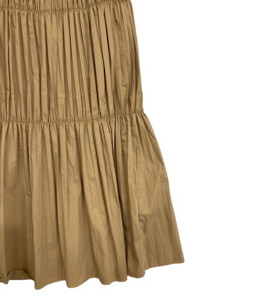 JOURNAL STANDARD（ジャーナルスタンダード）JOURNAL STANDARD (ジャーナルスタンダード) ウェザークロスクリンクルプリーツスカート ブラウン サイズ:36の古着・服飾アイテム