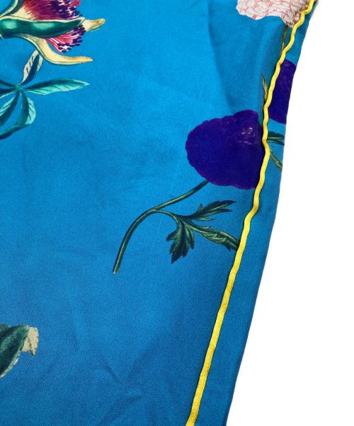 CABAN（キャバン）CABAN (キャバン) シルクツイル IBIZAプリントイージーパンツ スカイブルー サイズ:XSの古着・服飾アイテム