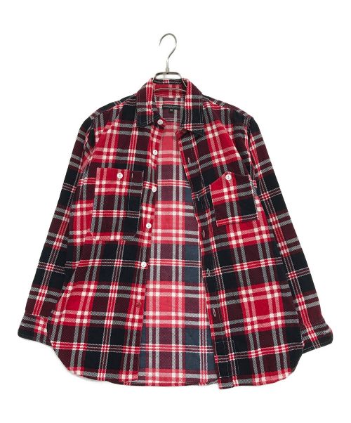 Engineered Garments（エンジニアドガーメンツ）Engineered Garments (エンジニアド ガーメンツ) ネルシャツ レッド サイズ:XSの古着・服飾アイテム