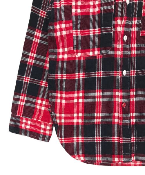 Engineered Garments（エンジニアドガーメンツ）Engineered Garments (エンジニアド ガーメンツ) ネルシャツ レッド サイズ:XSの古着・服飾アイテム